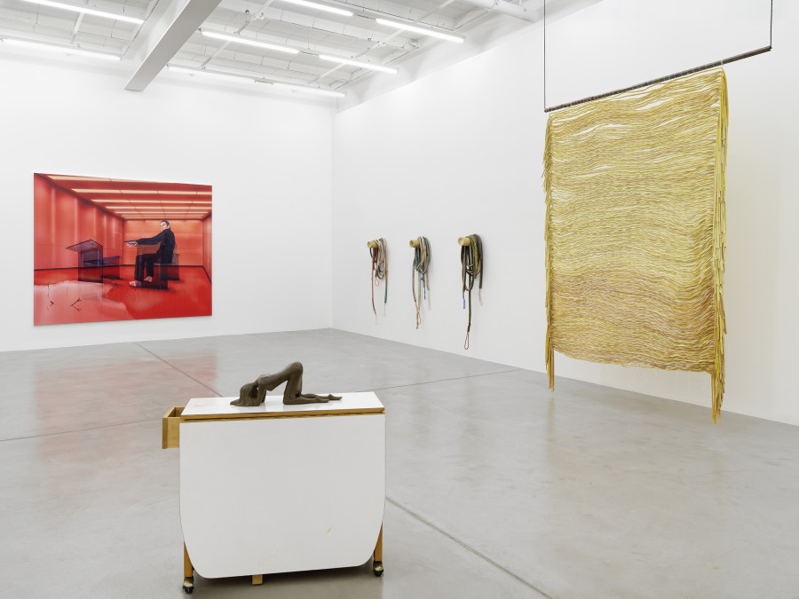 Installation view, MELENCOLIA, Galerie Eva Presenhuber, Maag Areal, Zurich, 2023. © the artists. Courtesy the artists and Galerie Eva Presenhuber, Zurich / Vienna. Photo: Stefan Altenburger Photography, Zürich