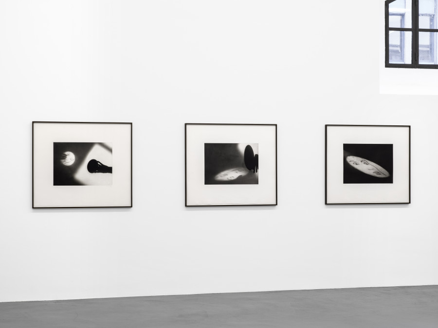 Markus Raetz, Reflexion I–III, 1991, Photogravures with aquatint on paper, Ed. 15/35, each 96.1 x 111.2 x 3.4 cm. Photo: Cedric Mussano