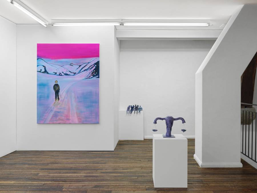 Alienate Transcend: Caro Niederer, Zoë Claire Miller, installation view: Barbara Seiler, Zurich, 2024 Photocredit: Stefan Altenburger Photography