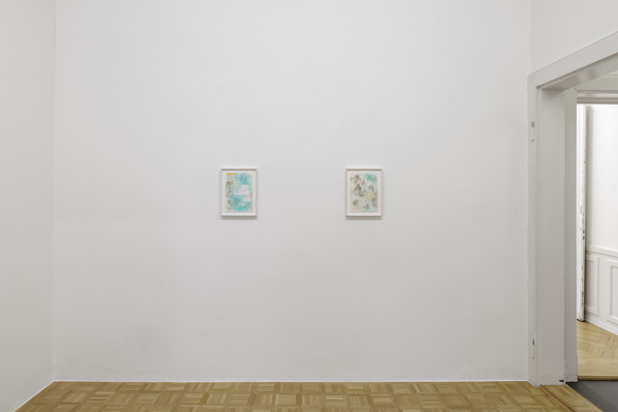 Exhibition view, Cosima zu Knyphausen, Homo Hobby, Galerie Oskar Weiss, Zürich, 2025. Photo credit: Gina Folly