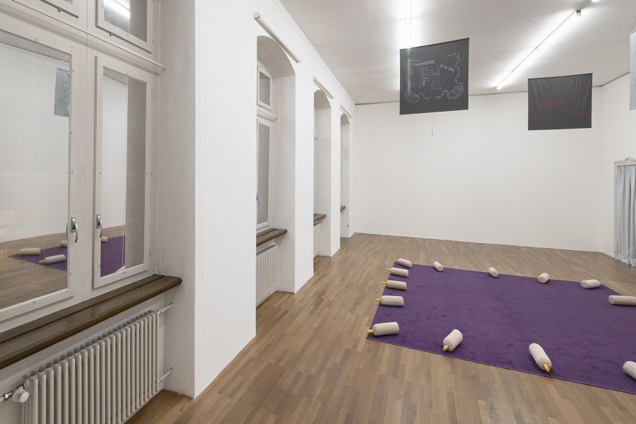 Sarah Hablützel & Marko Mijatovic, Exhibition view, 2023, Kunsthalle Winterthur.