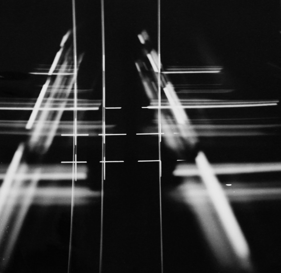 Roger Humbert, Untitled (Photogram, analog), 1961, photogram on baryta paper, 24 x 24 cm © Roger Humbert