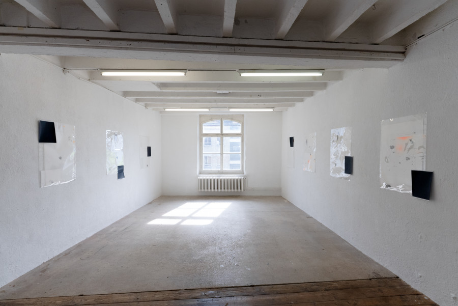 Exhibition view, Izidora I LETHE, breath, blow, kiss, Stiftung BINZ39, 2024. Photo credit: Studio Stucky