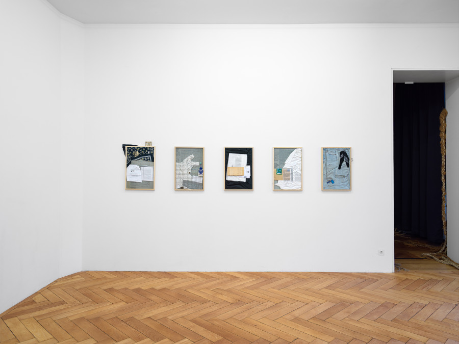 Alizé Rose-May, Did You Know That The Edelweiss Isn’t A Flower, But A Set Of A Thousand Florets Gathered Into Several Heads, installation view Stadtgalerie Bern, 2025. Photography: Cedric Mussano. Copyright and courtesy of the artists and Stadtgalerie, Bern