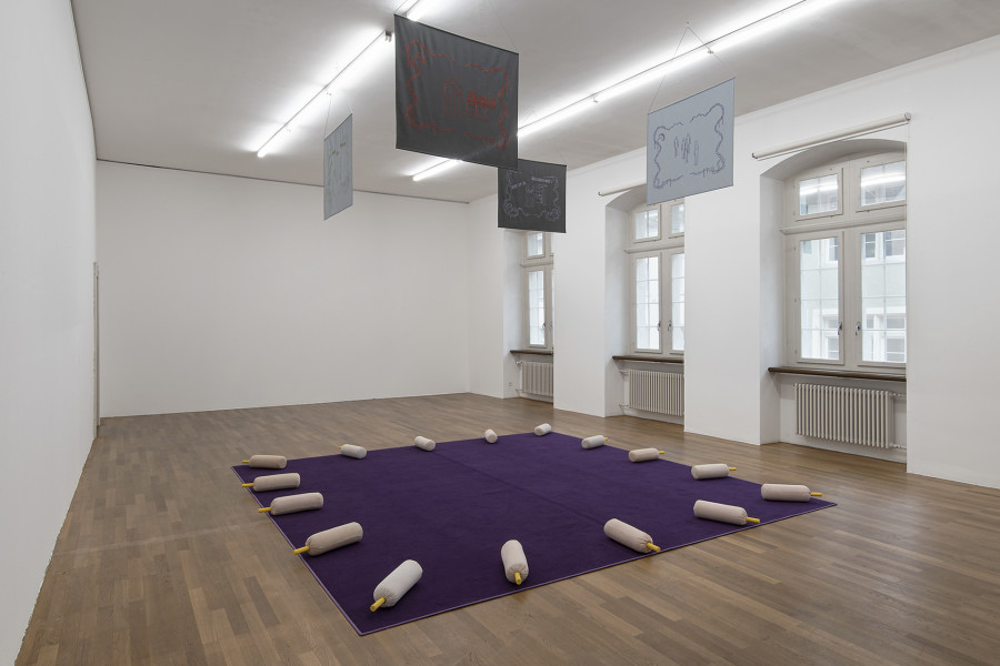 Sarah Hablützel & Marko Mijatovic, Exhibition view, 2023, Kunsthalle Winterthur.