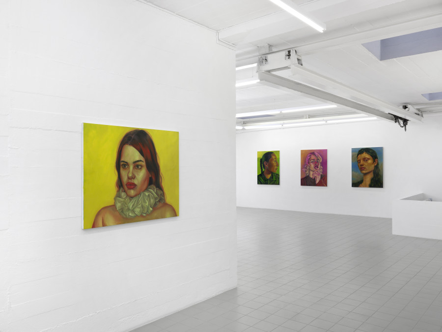 Installation view, Chloe Wise, Spite Unseen, Galerie Sébastien Bertrand, 2022. Photos: Annik Wetter, courtesy: The Artist & Galerie Sébastien Bertrand