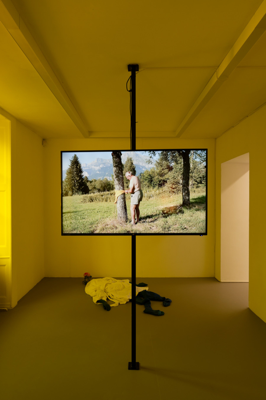 Exhibition view, 4 rivières, Eric Giraudet de Boudemange, Villa du Parc, 2023-2024. Photo credit: Aurélien Mole