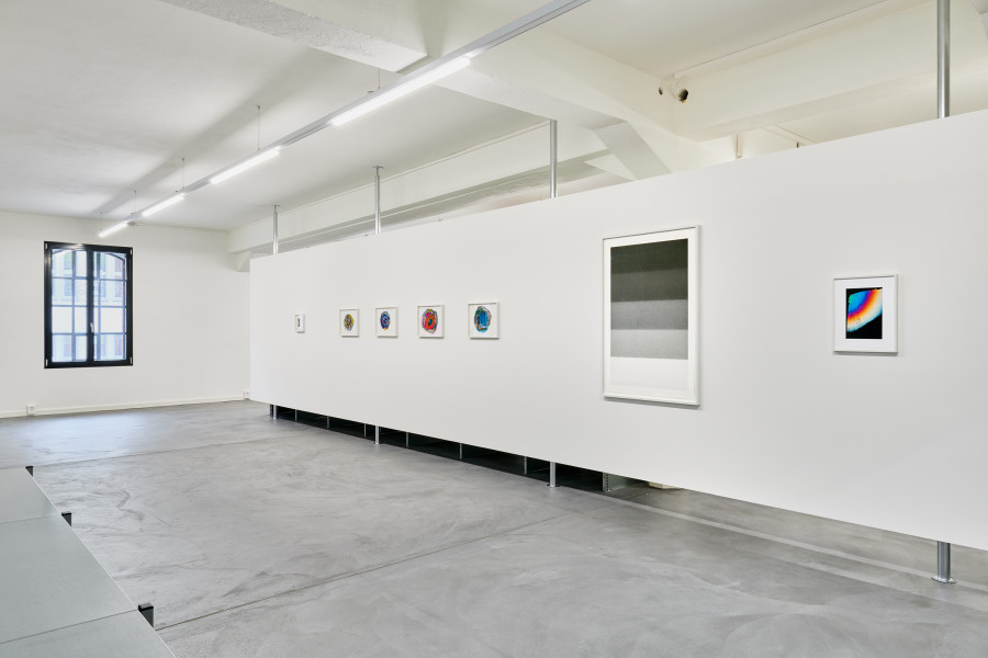 Installation view "Echoes of Imagination", Mai-Thu Perret, Gregor Hildebrandt, Franziska Furter, Dove Allouche; Photo: Bernhard Strauss