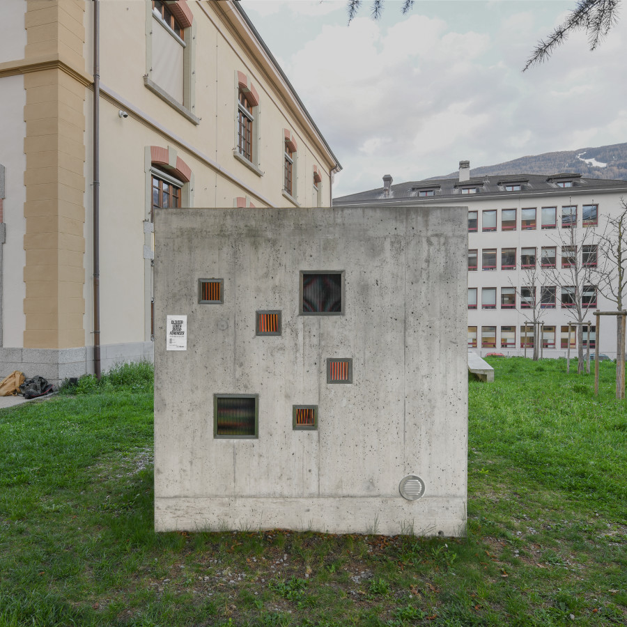 Installation view, Olivier Lovey, Interférences, Lemme, 2024.