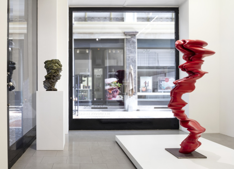 Tony Cragg, Installation view, Buchmann Lugano 2021.