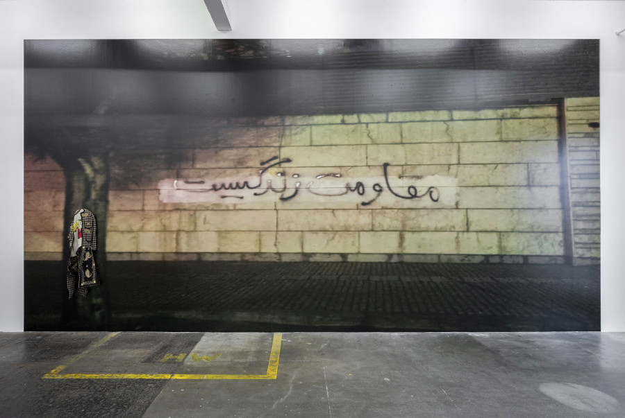 Chalisée Naamani, From Iran, 2025. Photo: Kunst Halle Sankt Gallen, E. Sommer. Courtesy: the artist and Ciaccia Levi, Paris/Turin.