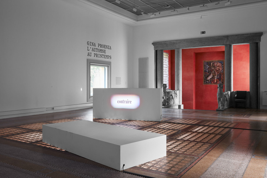 Exhibition view, Gina Proenza, Autumn in Spring, Musée des beaux-arts de La Chaux-de-Fonds, 2023. Images credit : Musée des beaux-arts de La Chaux-de-Fonds, Photo : Gaspard Gigon