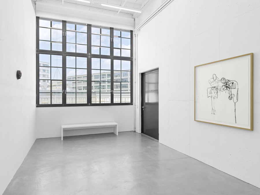 Installation view, Tobias Pils, Happy Days, Galerie Eva Presenhuber, Zurich, Maag Areal, 2024. © Tobias Pils. Courtesy the artist and Galerie Eva Presenhuber, Zurich / Vienna. Photo: Stefan Altenburger Photography, Zürich