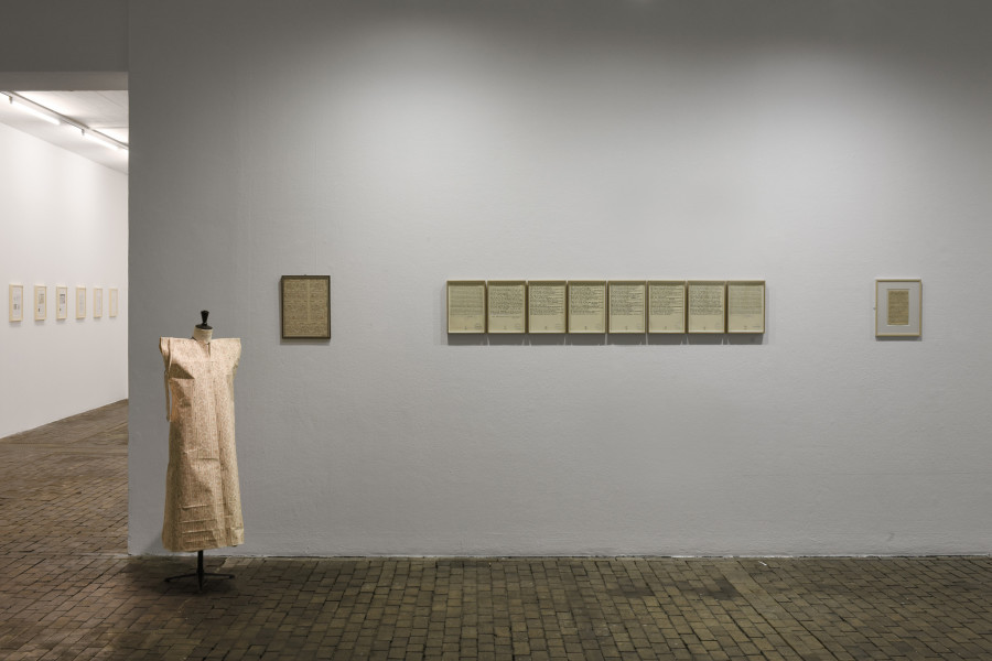 Exhibition view of Scrivere Disegnando. When Language Seeks Its Other at Centre d’Art Contemporain Genève (January 29-May 3, 2020). © Centre d’Art Contemporain Genève. Photo: Mathilda Olmi