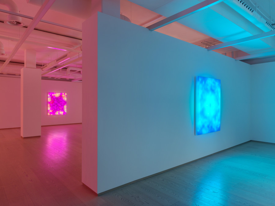 Installation View, Leo Villareal: Nebulae, Jan 24 – Mar 18, 2023, Pace Gallery, Geneva © Leo Villareal, Geneva, 2022, Photo: Annik Wetter, courtesy Pace Gallery