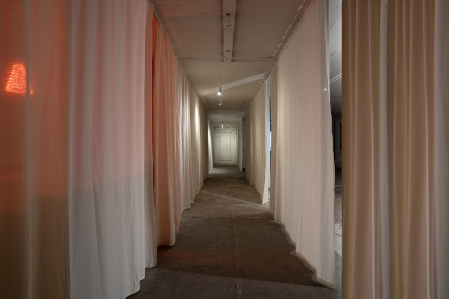 Exhibition view, Mystery Box, suns.works, Zürich, 2025-2026. Photography: Claude Barrault and Maurice Haas. ©2025 the artists and suns.works