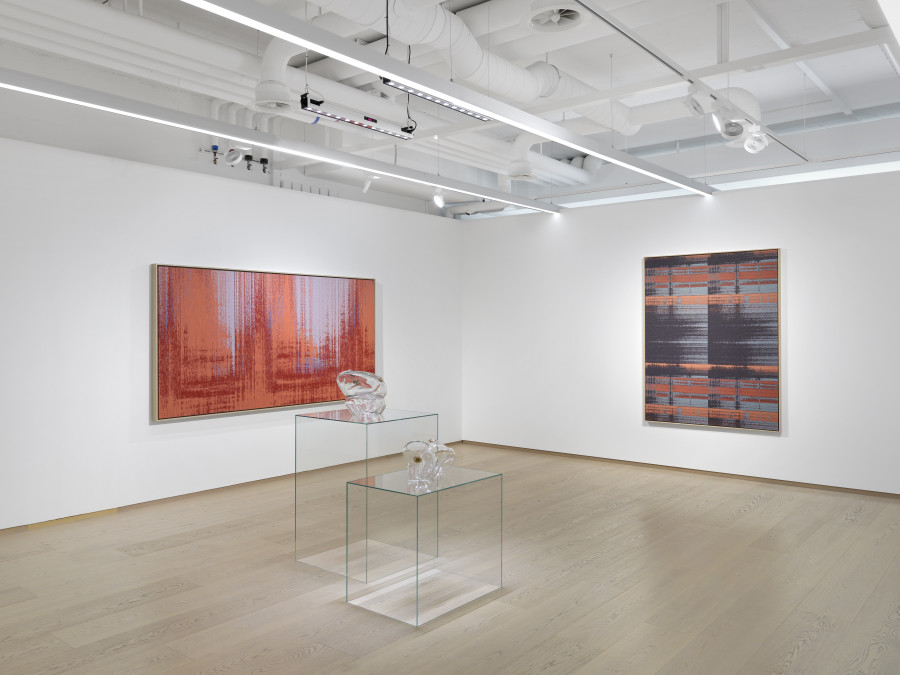 Installation View, Mika Tajima: Air Max, Jul 13 – Aug 13, Pace Gallery, Geneva. Photo: Annik Wetter, courtesy Pace Gallery