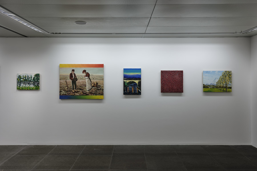 Installation view, Jean-Frédéric Schnyder, Kunstmuseum Bern, 2022. Photo credit: Rolf Siegenthaler, © Kunstmuseum Bern