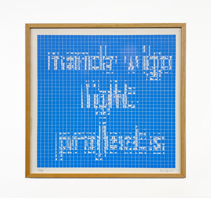 Nanda Vigo, Light projects, 1971, Color lithography, framed, 50 x 50 cm, Edition 206/250, signed