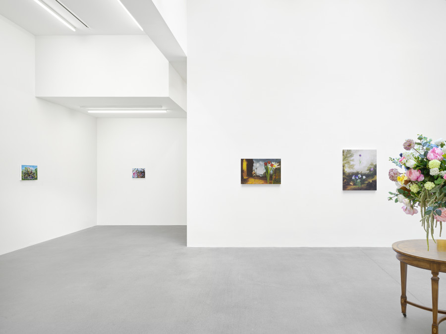 Installation view, Karen Kilimnik, Galerie Eva Presenhuber, Waldmannstrasse, Zurich, 2026. © Karen Kilimnik. Courtesy the artist and Galerie Eva Presenhuber. Photo: Stefan Altenburger Photography, Zurich