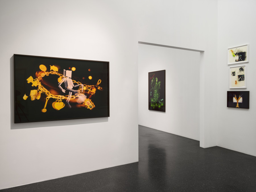 Ericka Beckman: Lucky Charm – Drawings and photographs from the 80’s until today, Exhibition view, 2023, Galerie Francesca Pia, Photo: Cedric Mussano.