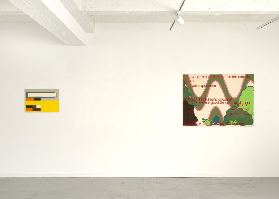 Exhibition view, Andreas Hochuli, Event Pipeline, Galerie Heinzer Reszler, 2026. Courtesy of the artist and the gallery