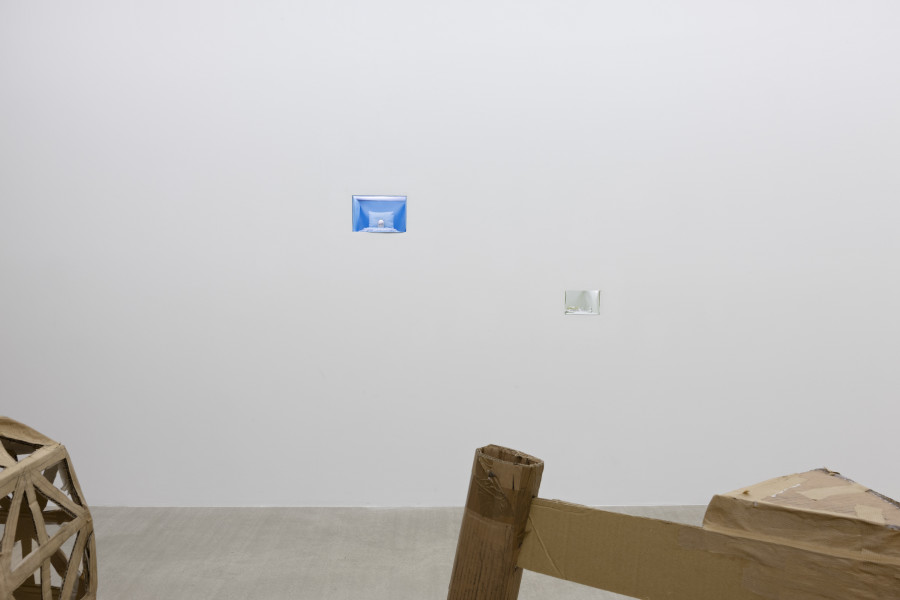 Exhibition view, Wear a mask and your face grows to fit it, For, Basel. Photography: Gina Folly / all images copyright and courtesy of the artists and For, Basel