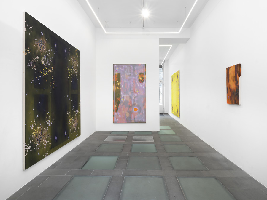 Exhibition view, Natacha Donzé, Predictive Meadows, galerie lange + pult, 2022. Photo: Julien Gremaud