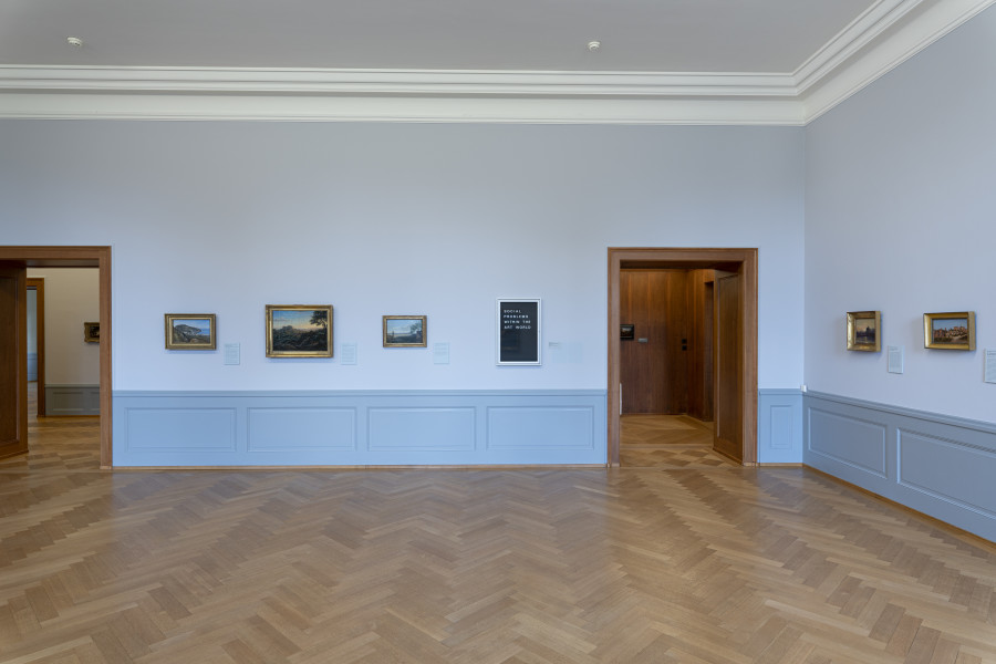Bethan Huws, Word Vitrines, Installation Views, Kunst Museum Winterthur 2021, ©2021, Bethan Huws / ProLitteris, Zurich Photos: Reto Kaufmann