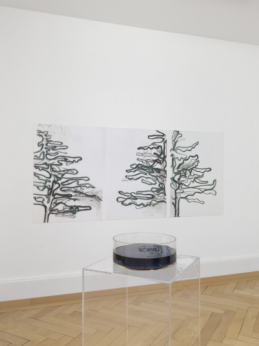 Exhibition view, Marco Antonini, Words make space, BELETAGE Art Space, Zürich, 2025-2026. Photo credit: Annik Wetter, courtesy BELETAGE, Zurich