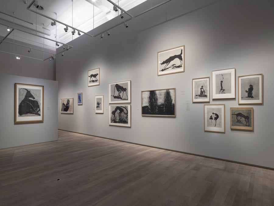 Exhibition view, Astrid de La Forest, Figures of the living, Musée Jenisch Vevey, 2023. © Musée Jenisch Vevey, photographie Julien Gremaud