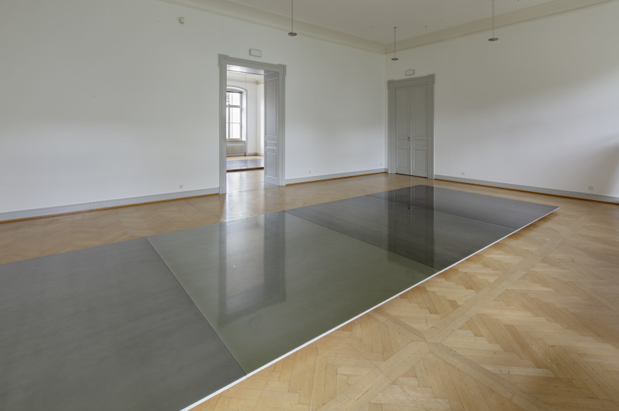 Adrian Schiess, Installationsansicht, Kunstmuseum St.Gallen, Foto: Stefan Rohner