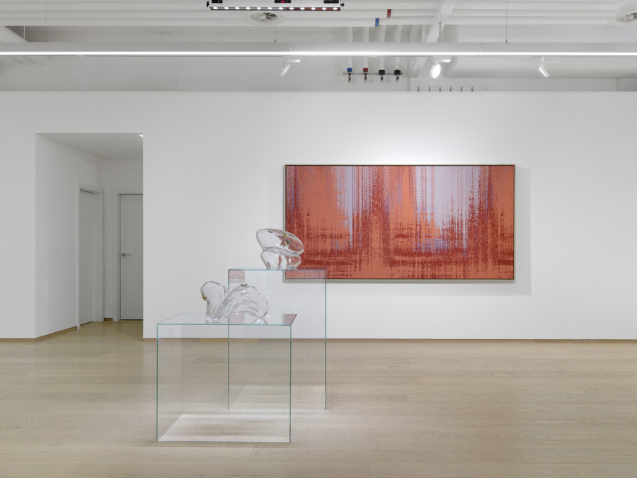 Installation View, Mika Tajima: Air Max, Jul 13 – Aug 13, Pace Gallery, Geneva. Photo: Annik Wetter, courtesy Pace Gallery