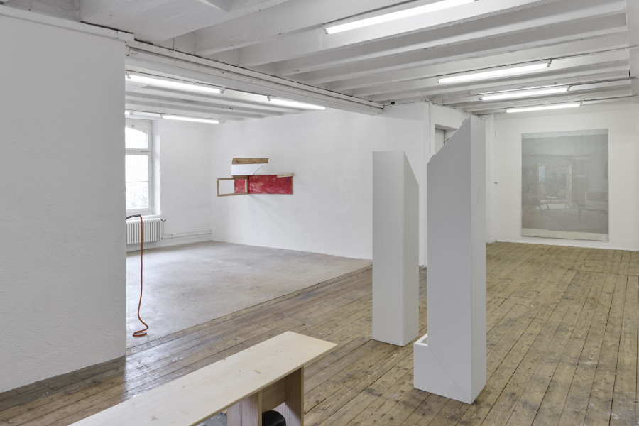 Installationsansicht, Studio Visit, 22.8.–20.9.2025, Stiftung BINZ39, Zürich. Foto: Flavio Karrer.