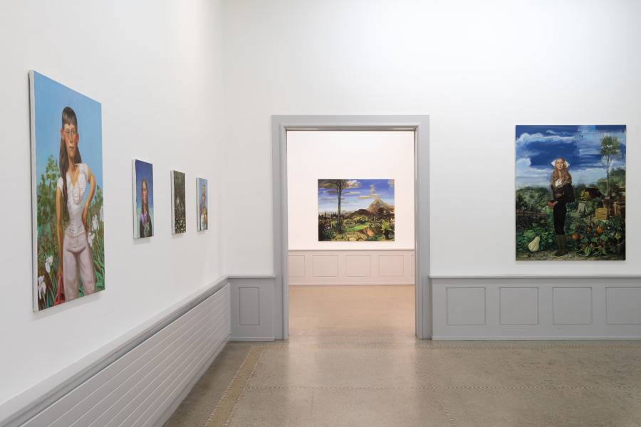 Vue de l'exposition "Stéphane Zaech. Nefertiti" Photographie: Ville de La Chaux-de-Fonds, Aline Henchoz