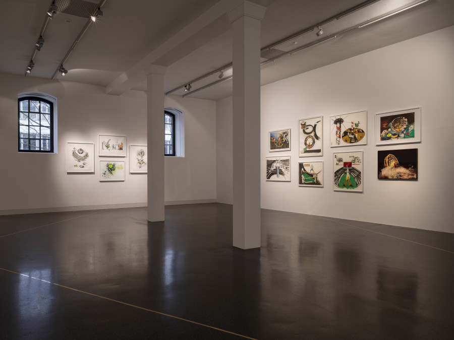 Ericka Beckman: Lucky Charm – Drawings and photographs from the 80’s until today, Exhibition view, 2023, Galerie Francesca Pia, Photo: Cedric Mussano.