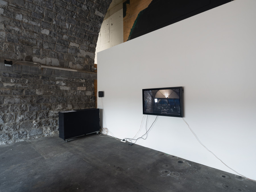 Installation view, Tiphanie Kim Mall, Tunnel Tunnel, Lausanne, 2026. Photo credit: Julien Gremaud