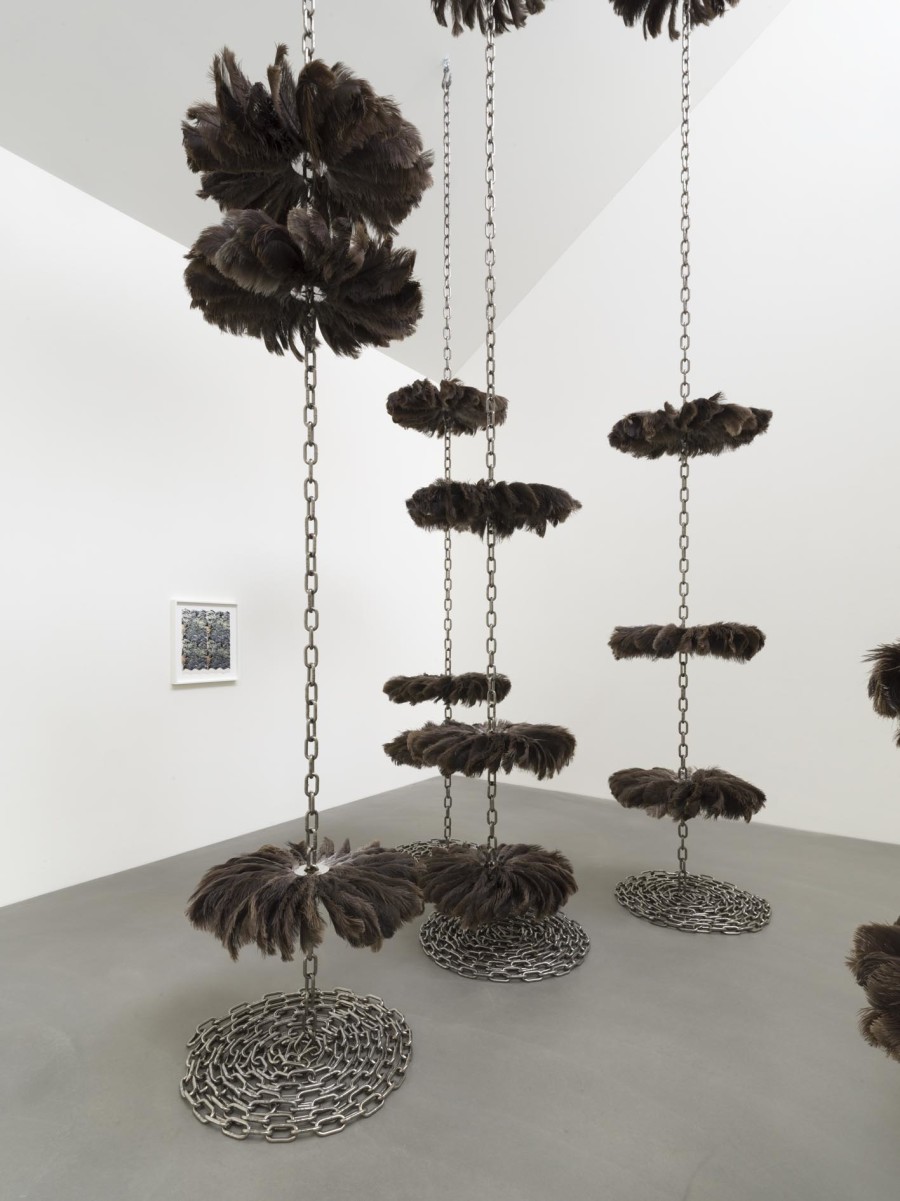 Exhibition view, Alice Channer, Heavy Metals / Silk Cut, Kunstmuseum Appenzell / Kunsthalle Appenzell, 2023. Photography: Roman März