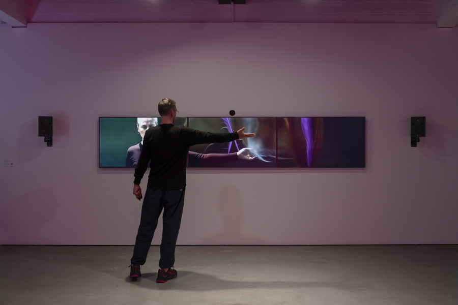 Niculin Barandun, Neural Fiction, 2024, «Other Intelligences», 2025, HEK, photo: Franz Wamhof