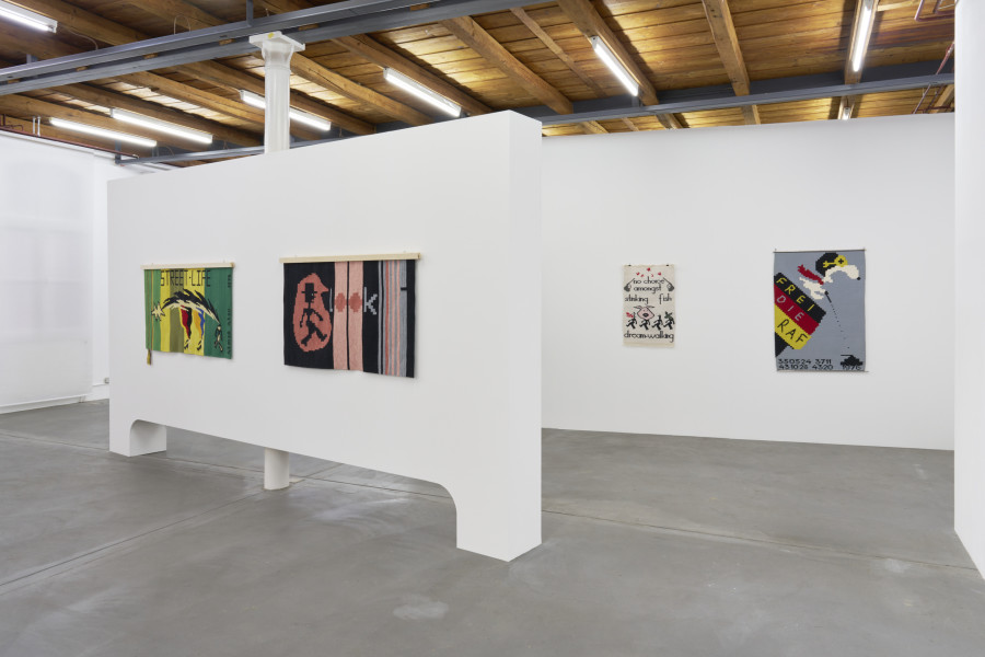 Exhibition view, Charlotte Johannesson, Save as art?, Kunsthalle Friart Fribourg, 2023. Photo : Guillaume Python. Courtesy of the artist and Kunsthalle Friart Fribourg