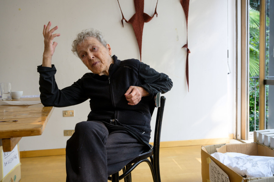 Marion Baruch in ihrem Haus in Gallarate, Italien, Foto: Marc Latzel