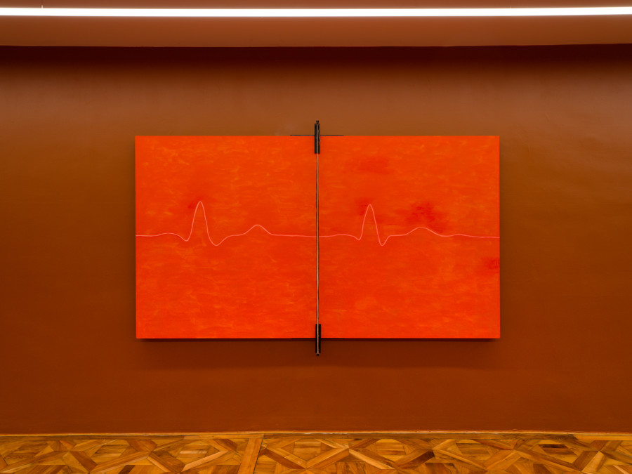 Exhibition view, Flo Kasearu, Pelouse Interdite / Do Not Step on the Grass, Villa du Parc, Annemasse, 2026. Photo credit: Aurélien Mole