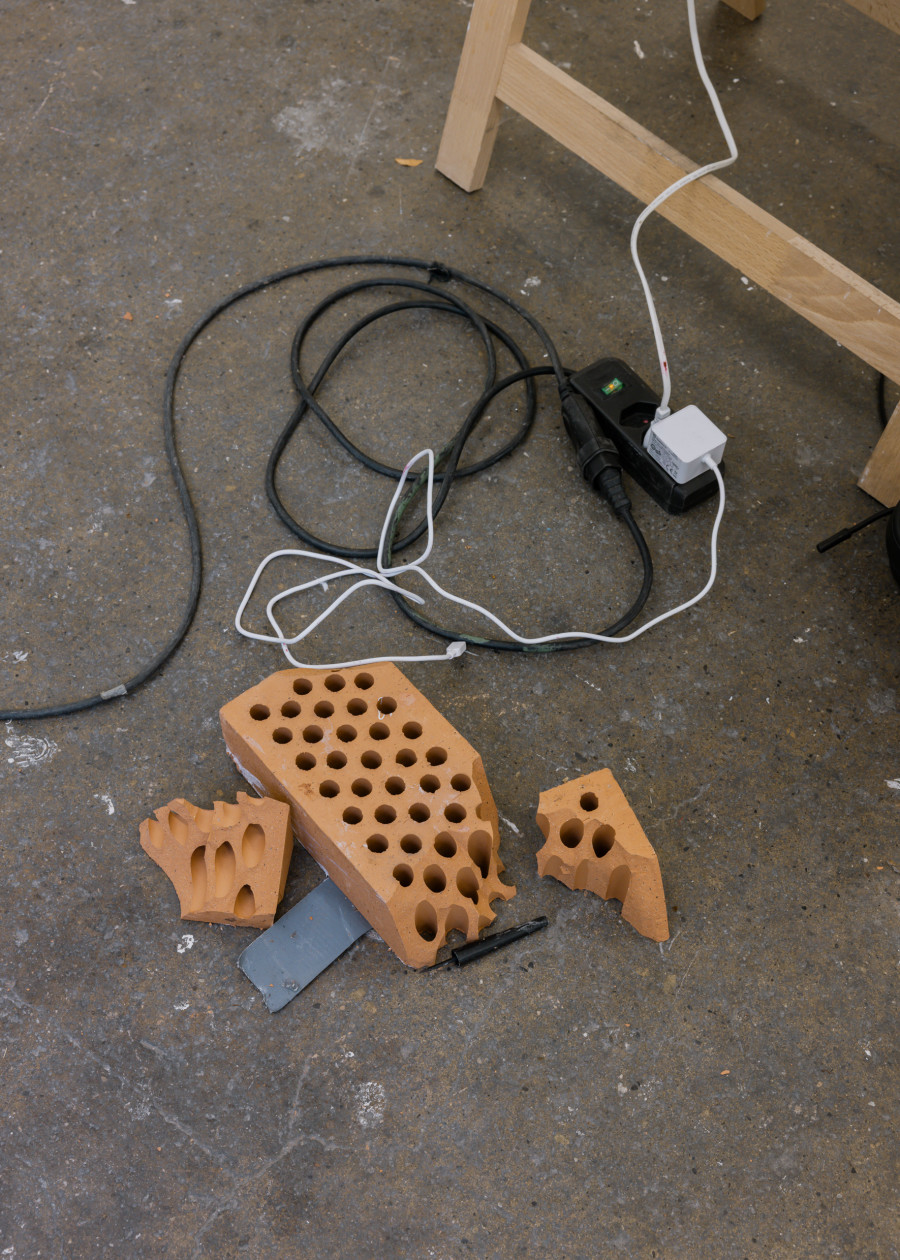 Exhibition view, Nelson Schaub, Platon est mort,  2025 / Photo : Julie Folly / Courtesy : the artist and WallStreet