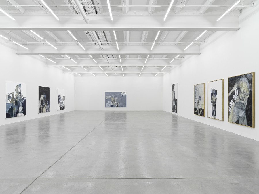 Installation view, Tobias Pils, Happy Days, Galerie Eva Presenhuber, Zurich, Maag Areal, 2024. © Tobias Pils. Courtesy the artist and Galerie Eva Presenhuber, Zurich / Vienna. Photo: Stefan Altenburger Photography, Zürich