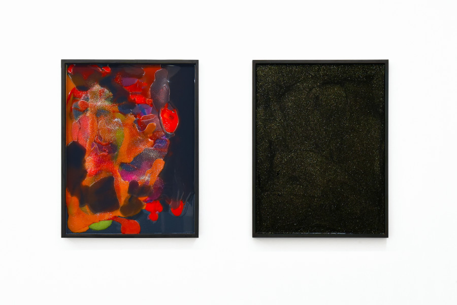 Exhibition view, Metaphors for Gravity, Vanessa Safavi, Fabienne Levy, Zürich, 2025. Photo credit: Tristan Savoy