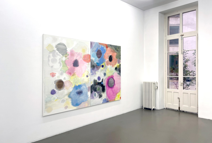 Installation view, Maureen Kaegi, Song of Increase, Galerie Mezzanin, 2023-2024.