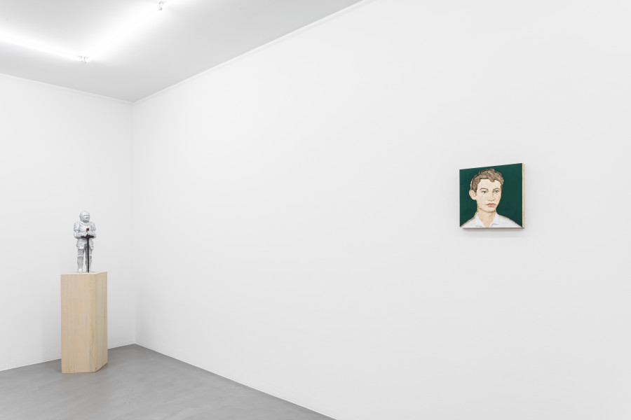 Exhibition view, Stephan Balkenhol, Mai 36 Galerie, 2023-2024.