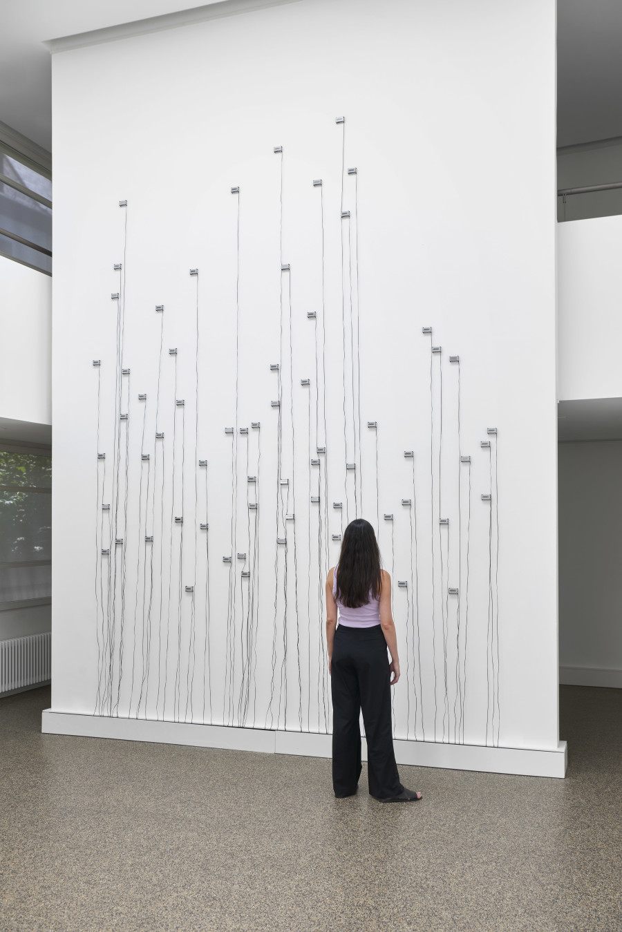 Exhibition view, Rafael Lozano-Hemmer, EXCUSE YOU!, Wilde, 2022. Photo: Philipp Hänger