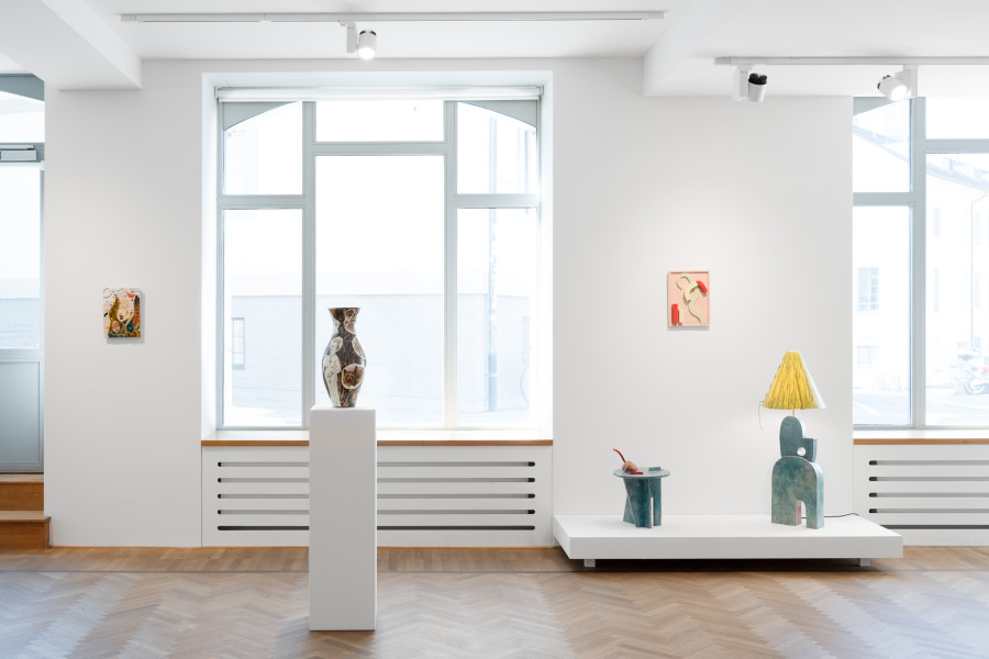 Installation view of 'twenty thousand years', 2026, Galerie Fabian Lang, Zürich. Credit: Courtesy of the artists and Galerie Fabian Lang. Copyright: © The artists and Galerie Fabian Lang