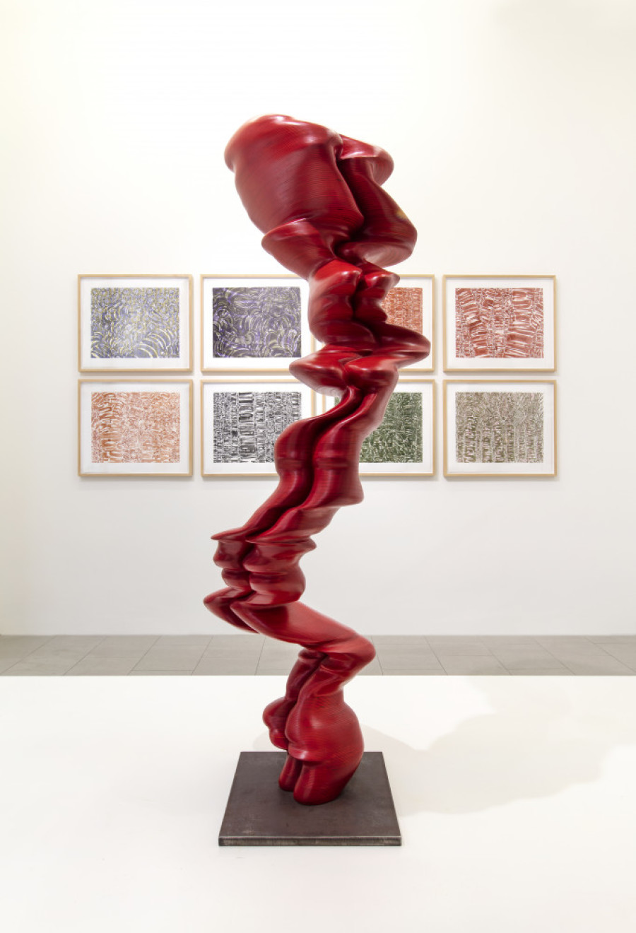 Tony Cragg, Installation view, Buchmann Lugano 2021.